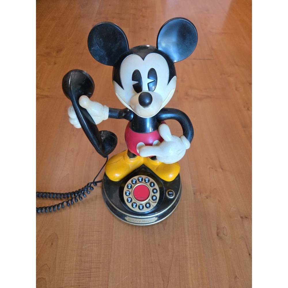 Vintage Mickey Mouse Animated Phone Disney